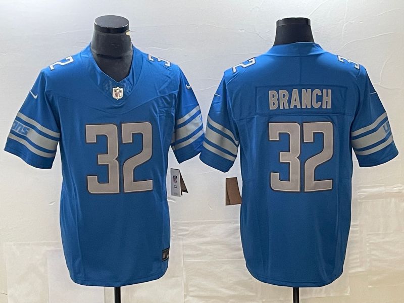 Men Detroit Lions #32 Branch Blue Nike Vapor F.U.S.E. Limited NFL Jersey->jacksonville jaguars->NFL Jersey